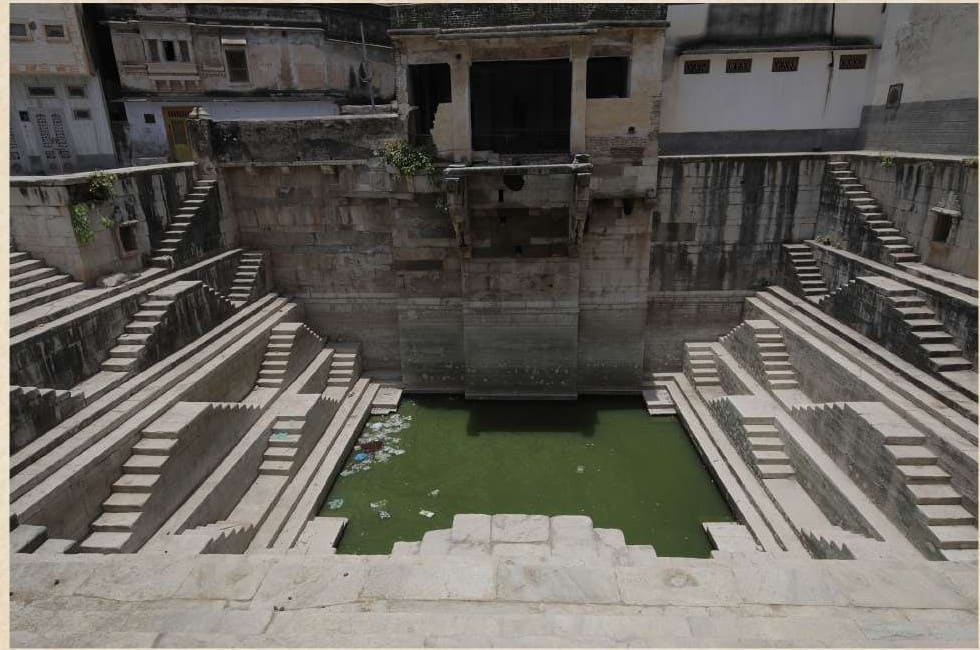 Historic stepwell in Ghanerao